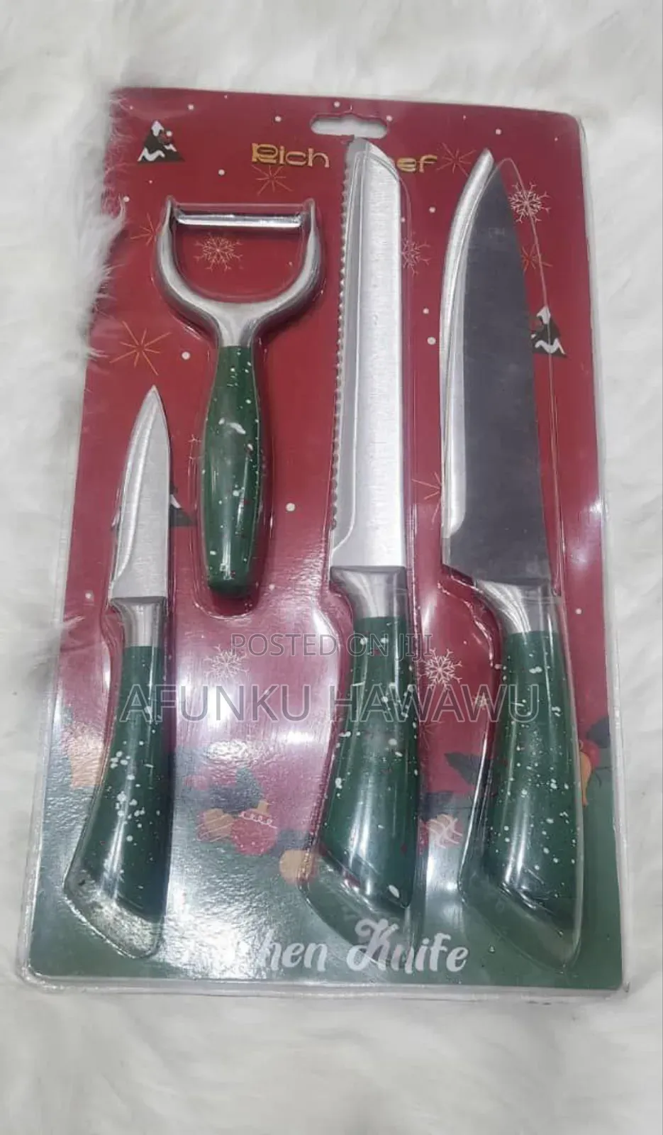 Stainless Steel Quality 4pcs Kitchen Knife Set
