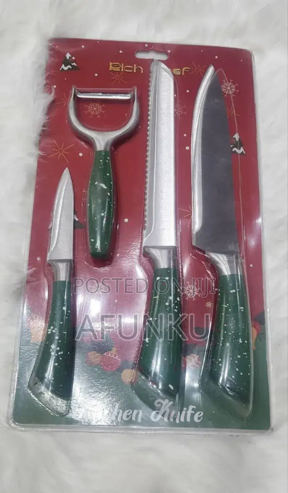 Stainless Steel Quality 4pcs Kitchen Knife Set
