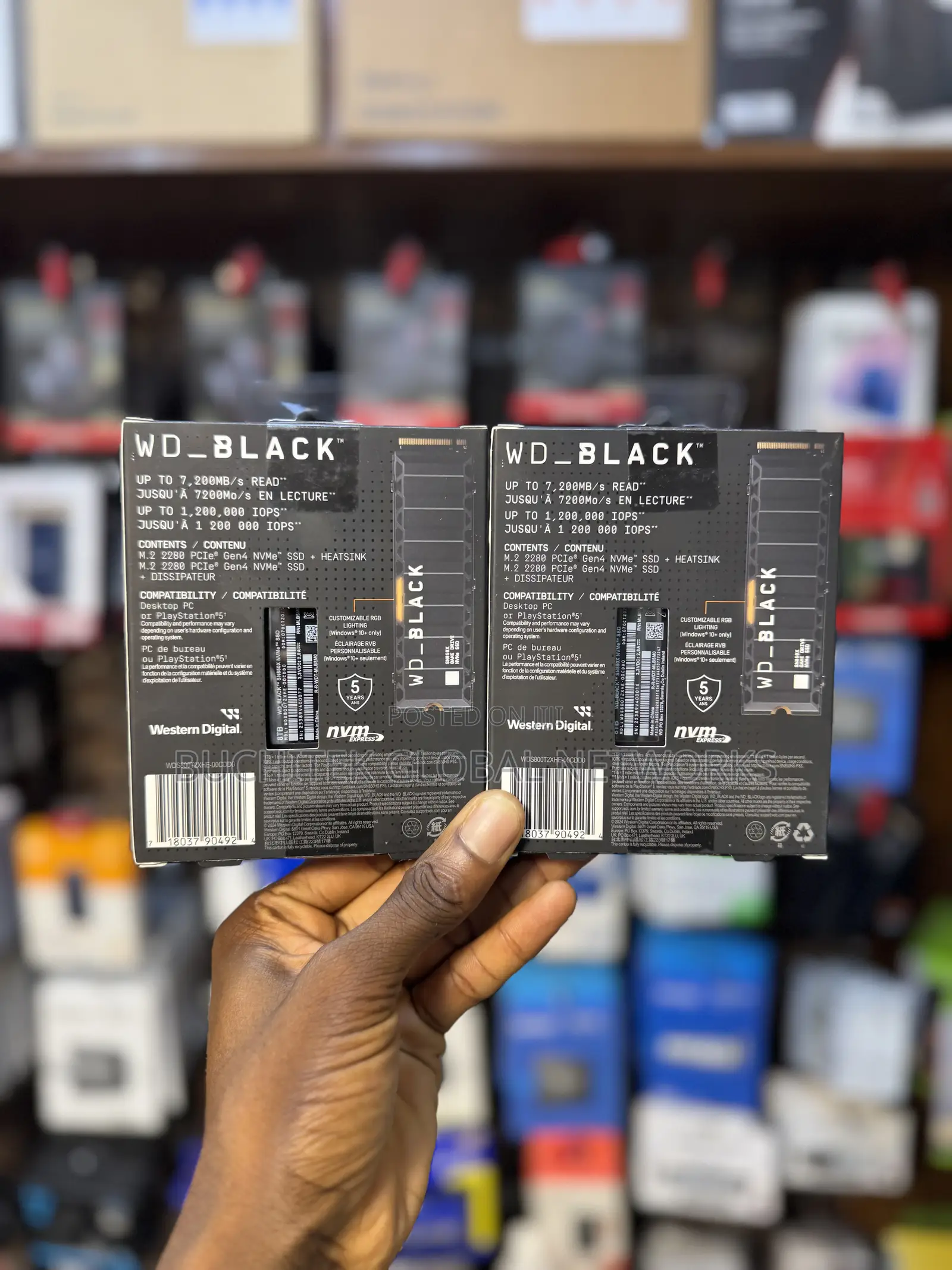 Wd 8tb Wd_black Sn850x Gaming Internal Nvme Pcie 4.0 SSD