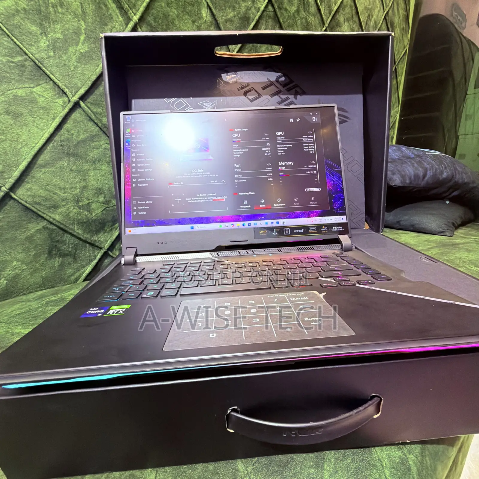 Laptop Asus ROG Strix SCAR 15 16GB Intel Core i9 SSD 1T