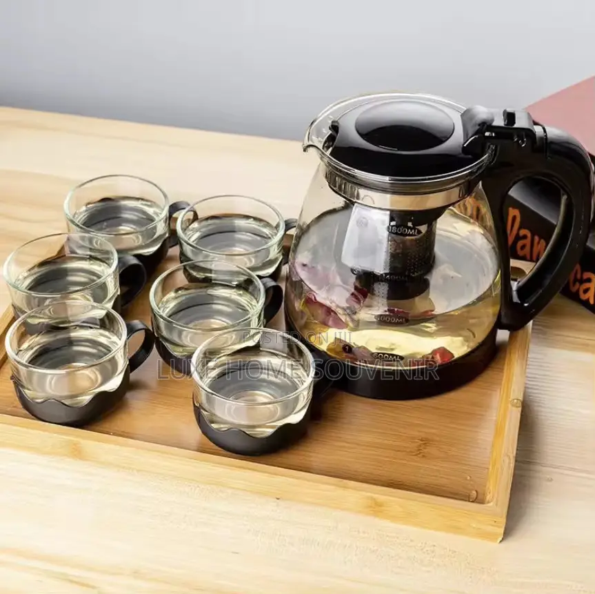 Teapot Set and 4 Cup