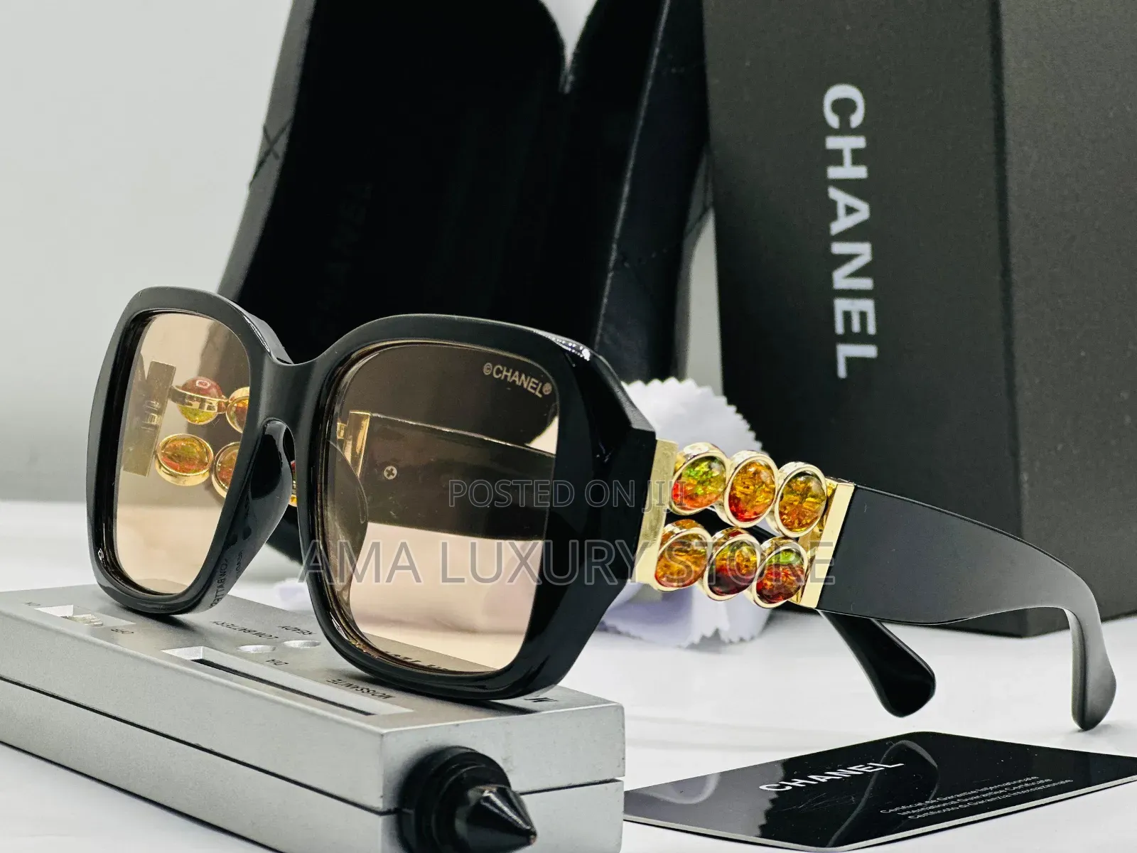 Chanel Luxury Designer Female Sunglasses