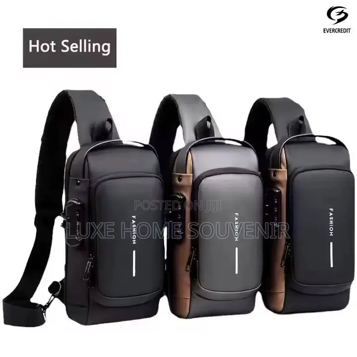 Men Cross Bag With Zip