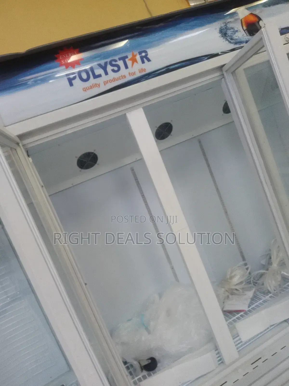 Polystar Triple Door Bakery Beverage Showcase Refrigerator