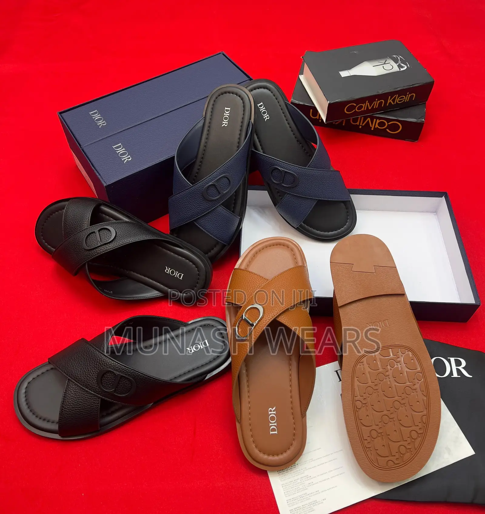 Dior Calfskin Available in Brown and Black 40-46