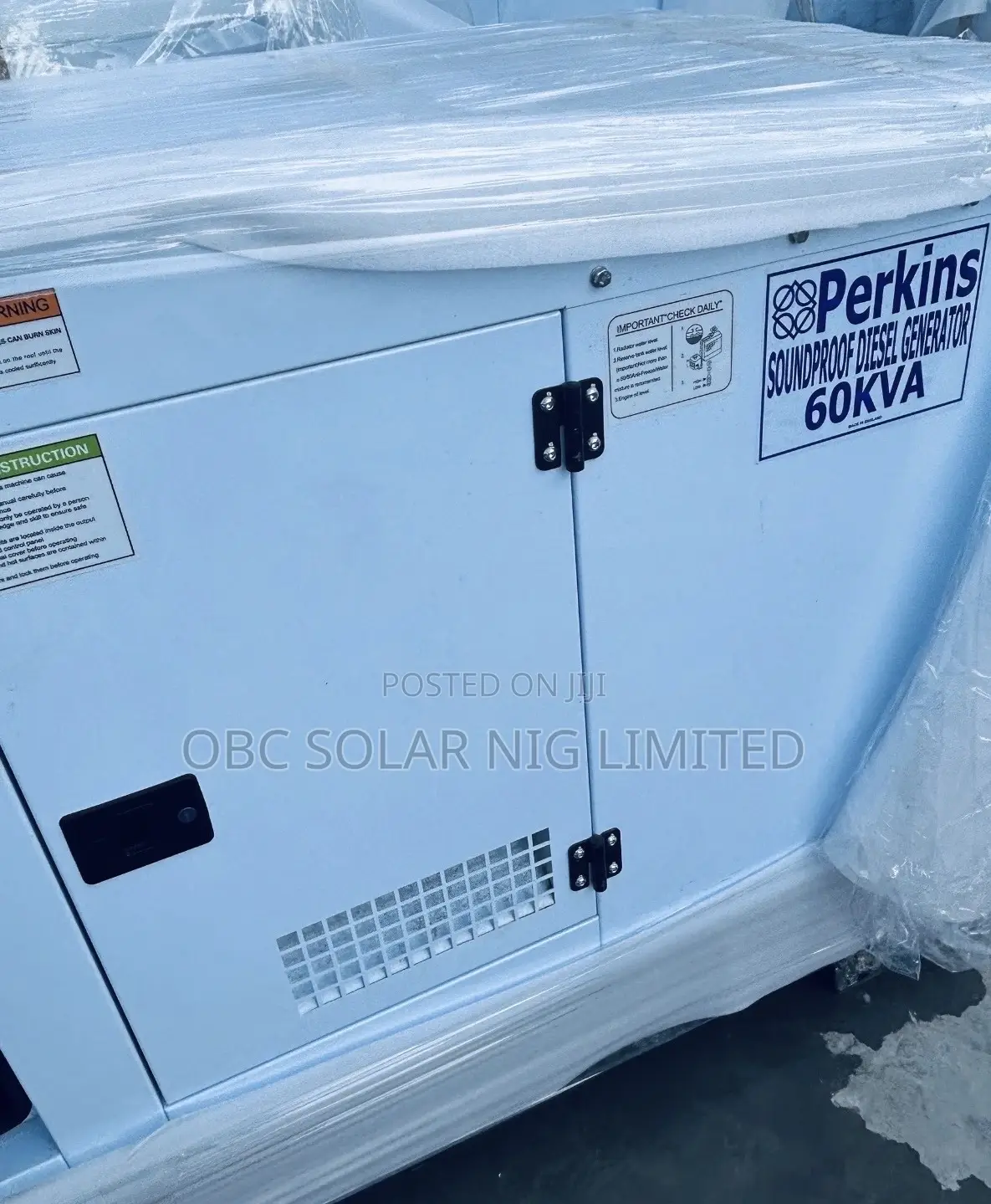 60kva Perkins – Strong, Silent, 100% Copper Coil