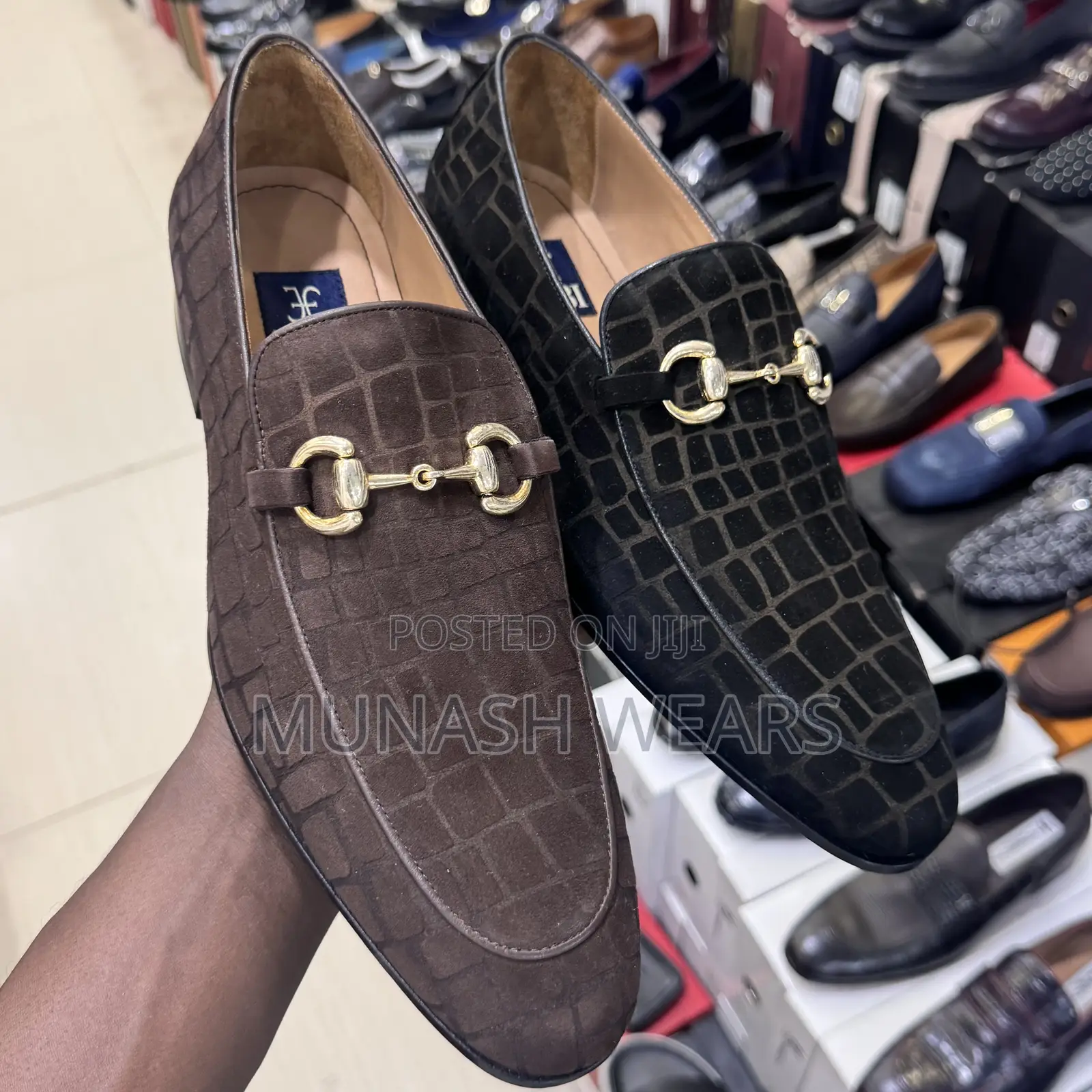 Italian Velvet Fabi Shoes 40-46