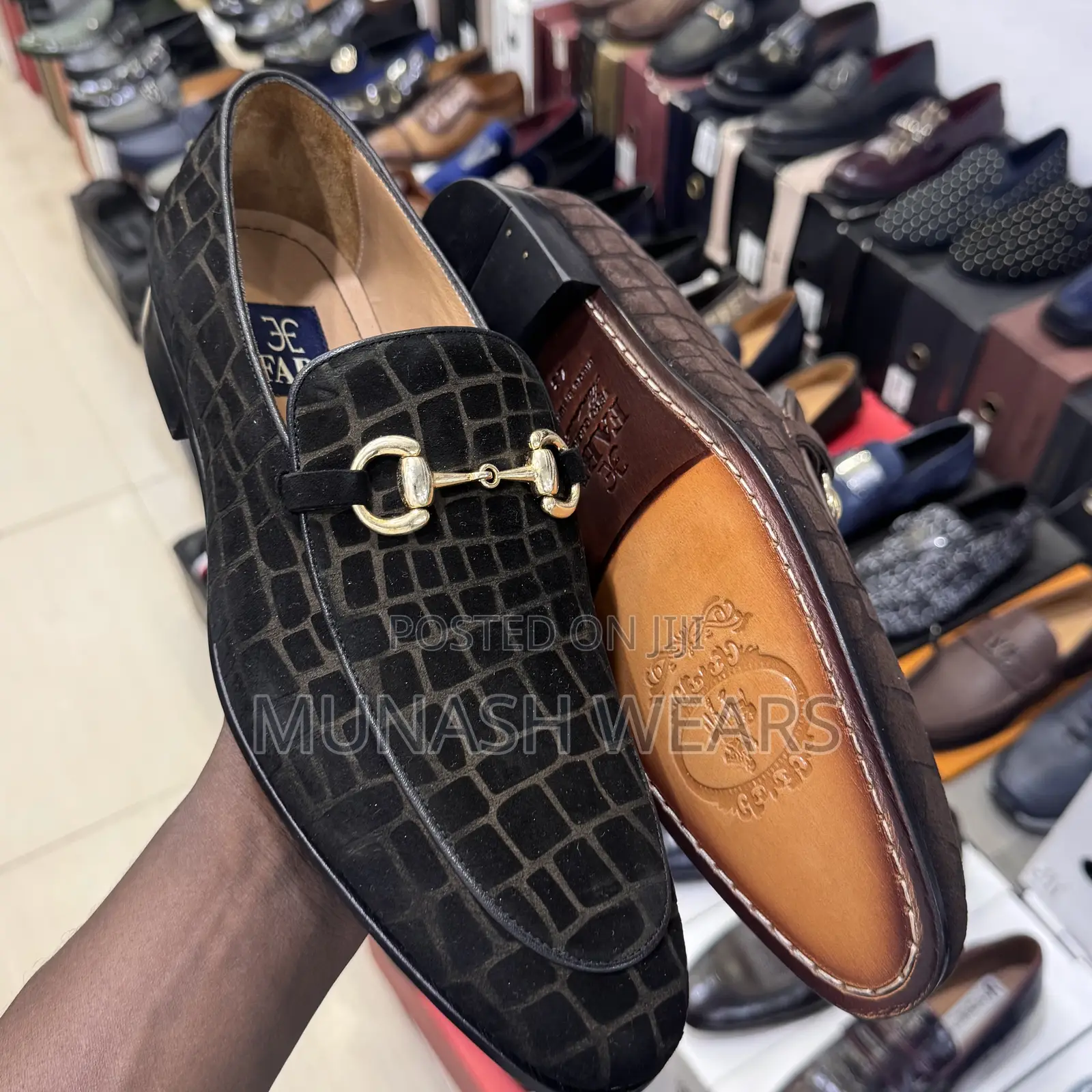 Italian Velvet Fabi Shoes 40-46