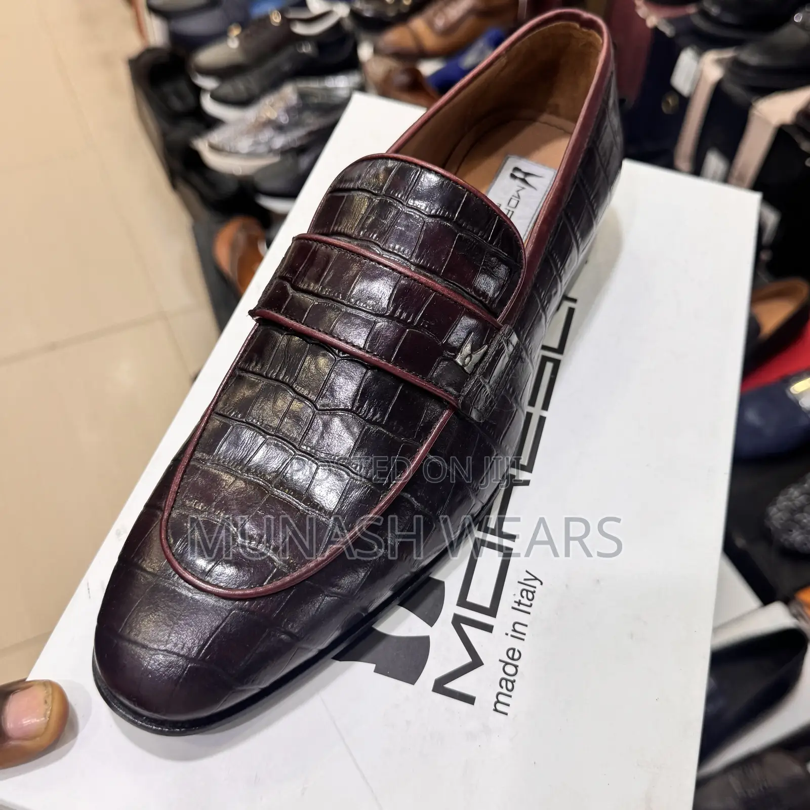 Italian Moreschi Leather Shoes Brown 40-46