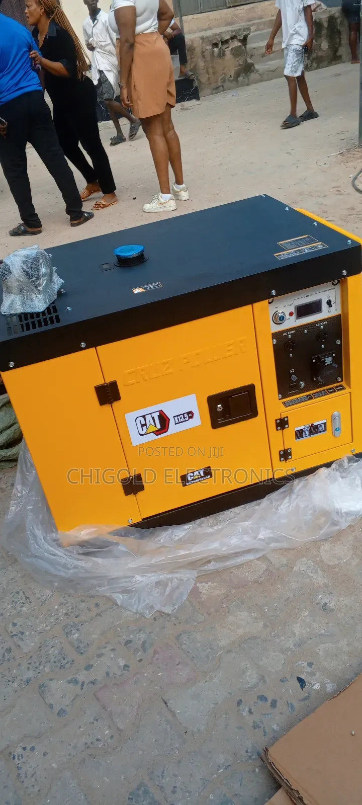 Original Cat Diesel Generator 12 Kva 100% Copper Coin 1 Year Warranty