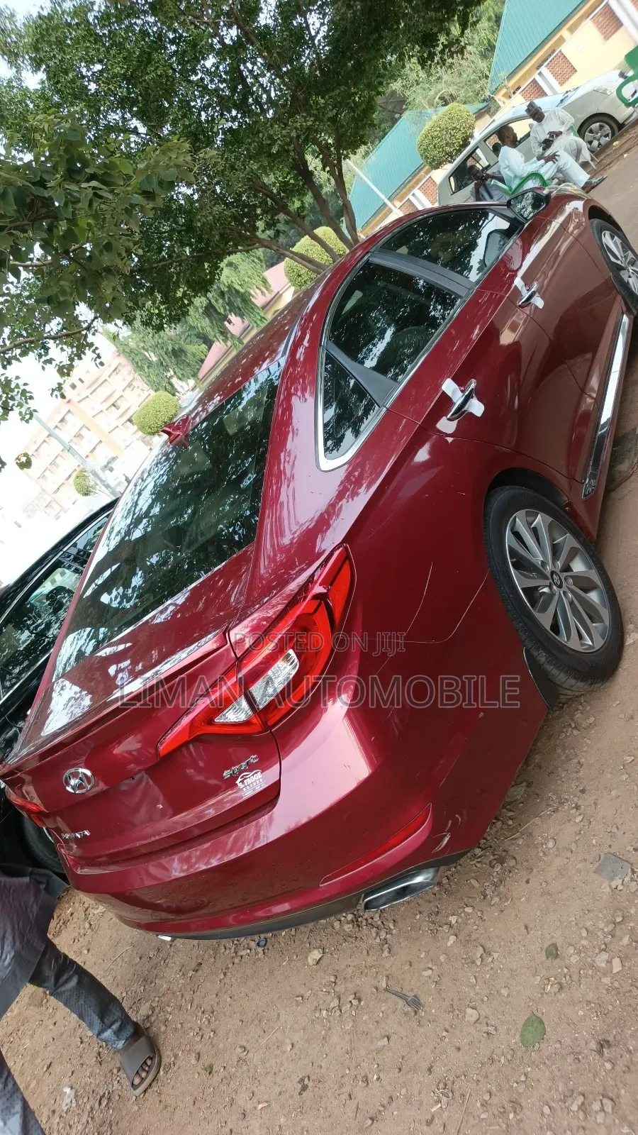 Hyundai Sonata Sport 2.0T Sedan FWD (2.0L 4cyl 6A) 2017 Red
