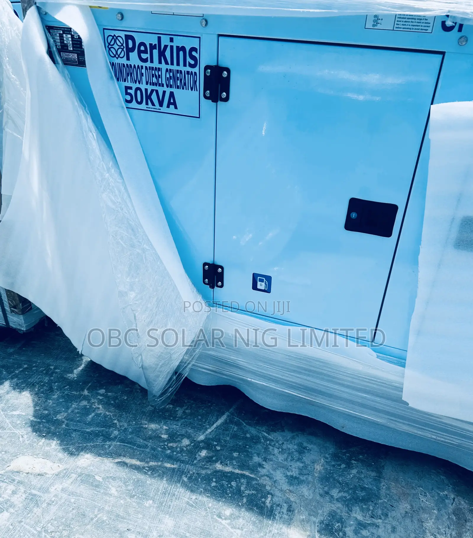 50kva Perkins Soundproof Generator – Uk Standard, 100% Copper Power