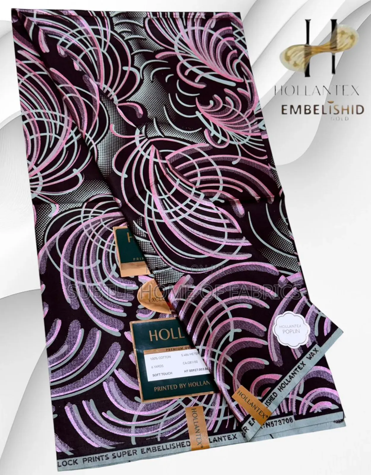 Quality Embellished Ankara With Beautiful Pattern As Gift Fornew Bride