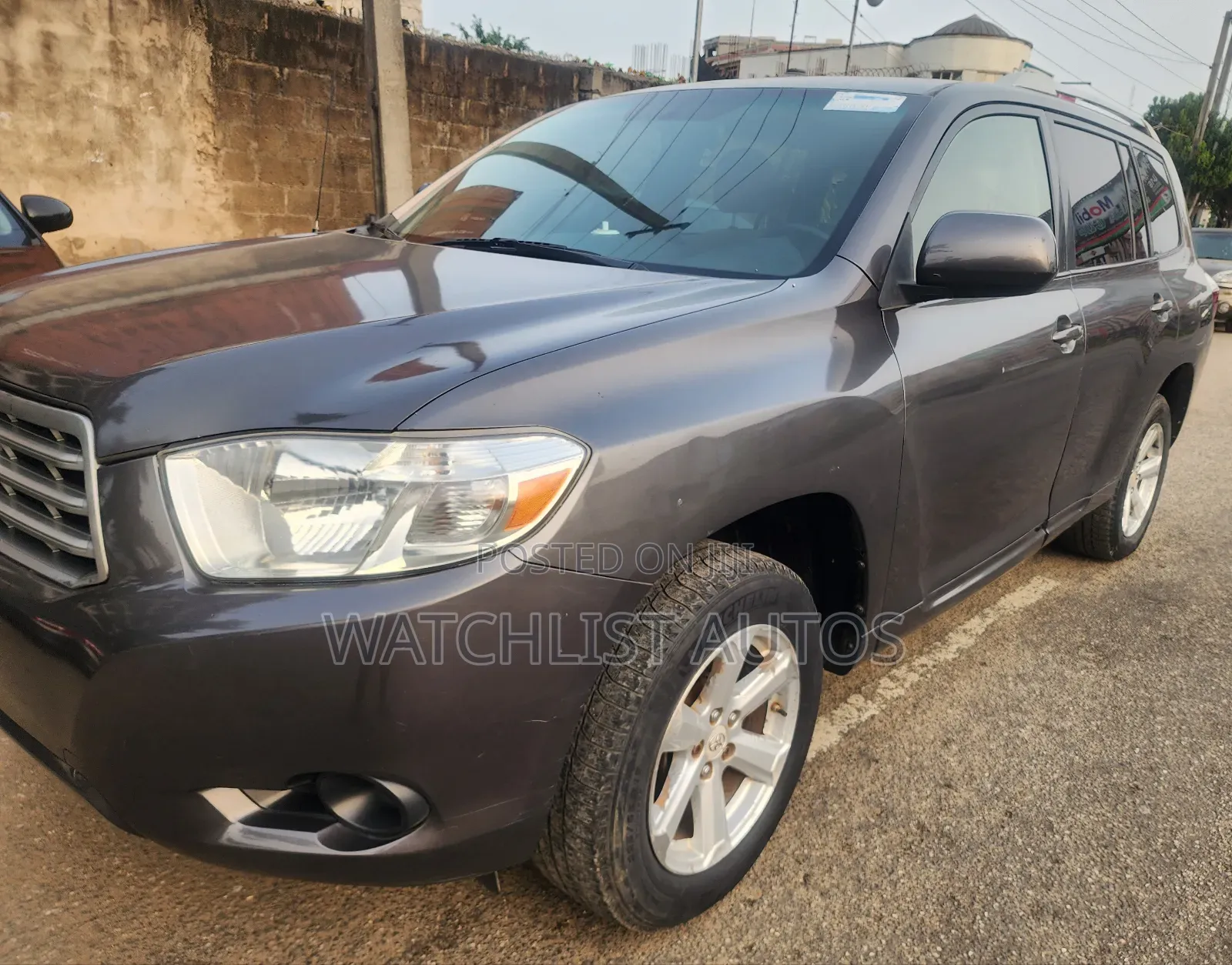 Toyota Highlander Sport 2008 Gray