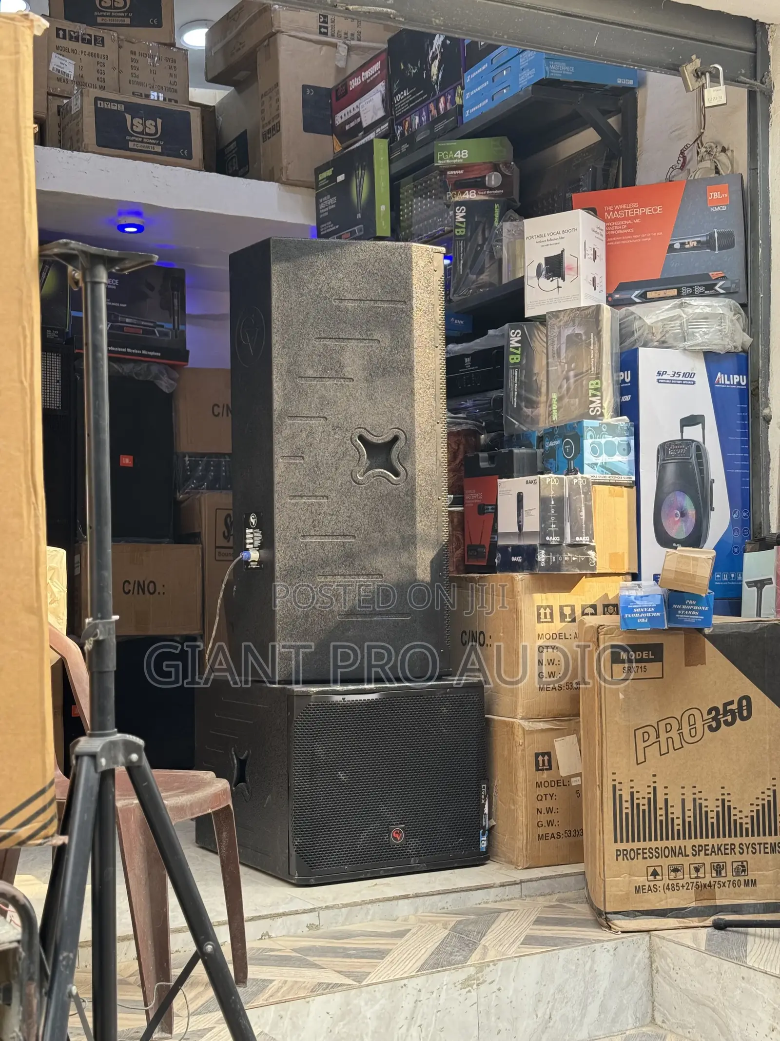 Set of Cv Full Range Speaker and Cv Single Subwoofer
