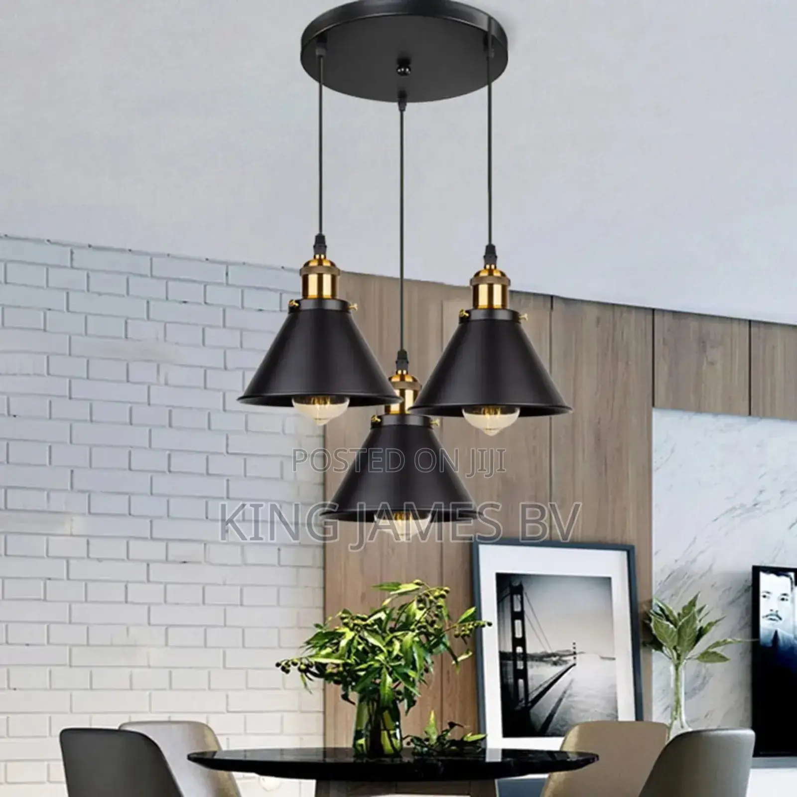Gold Linen Dome Dropping Light