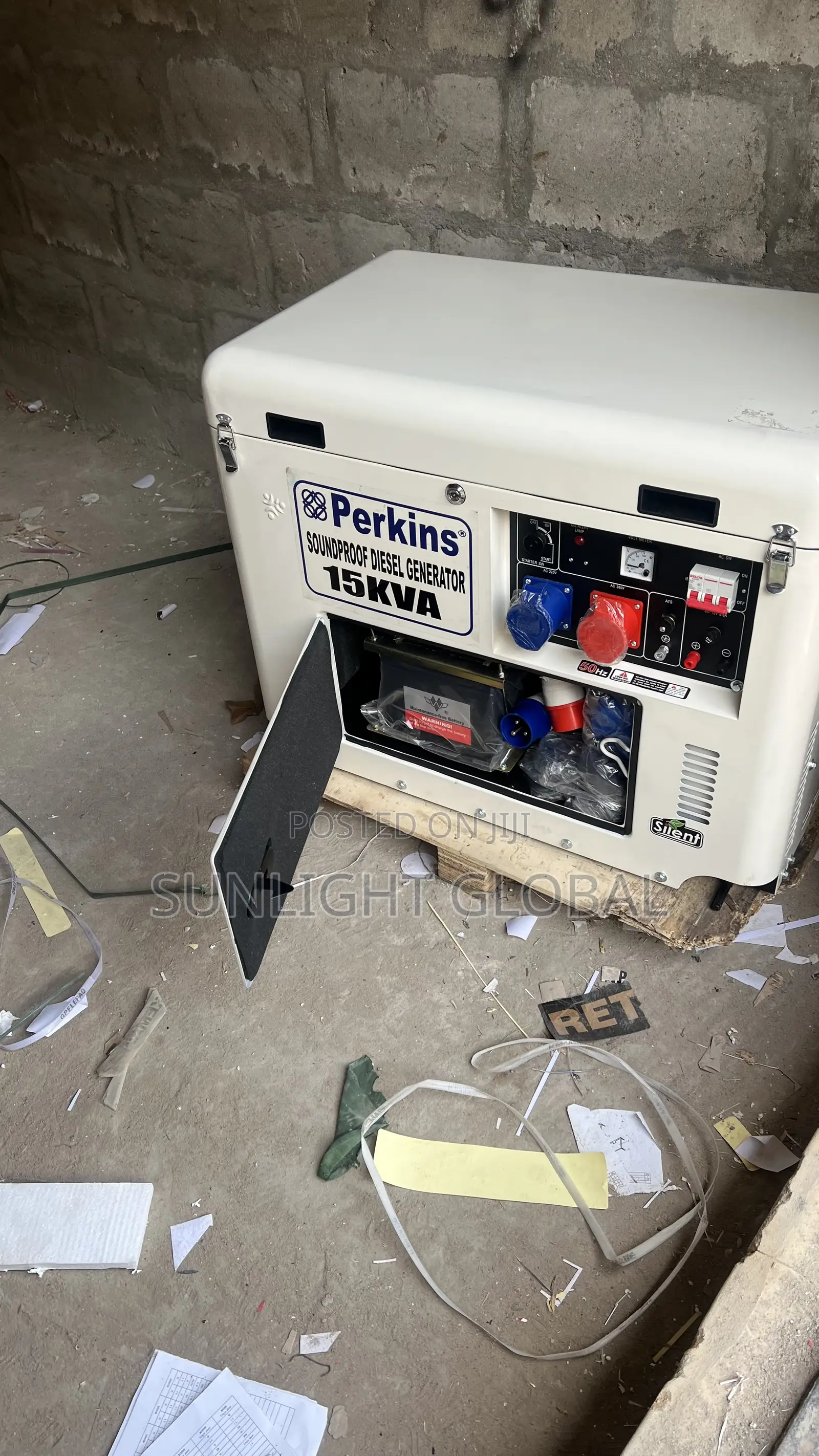 Perkins Three Fees 15kva Soundproof