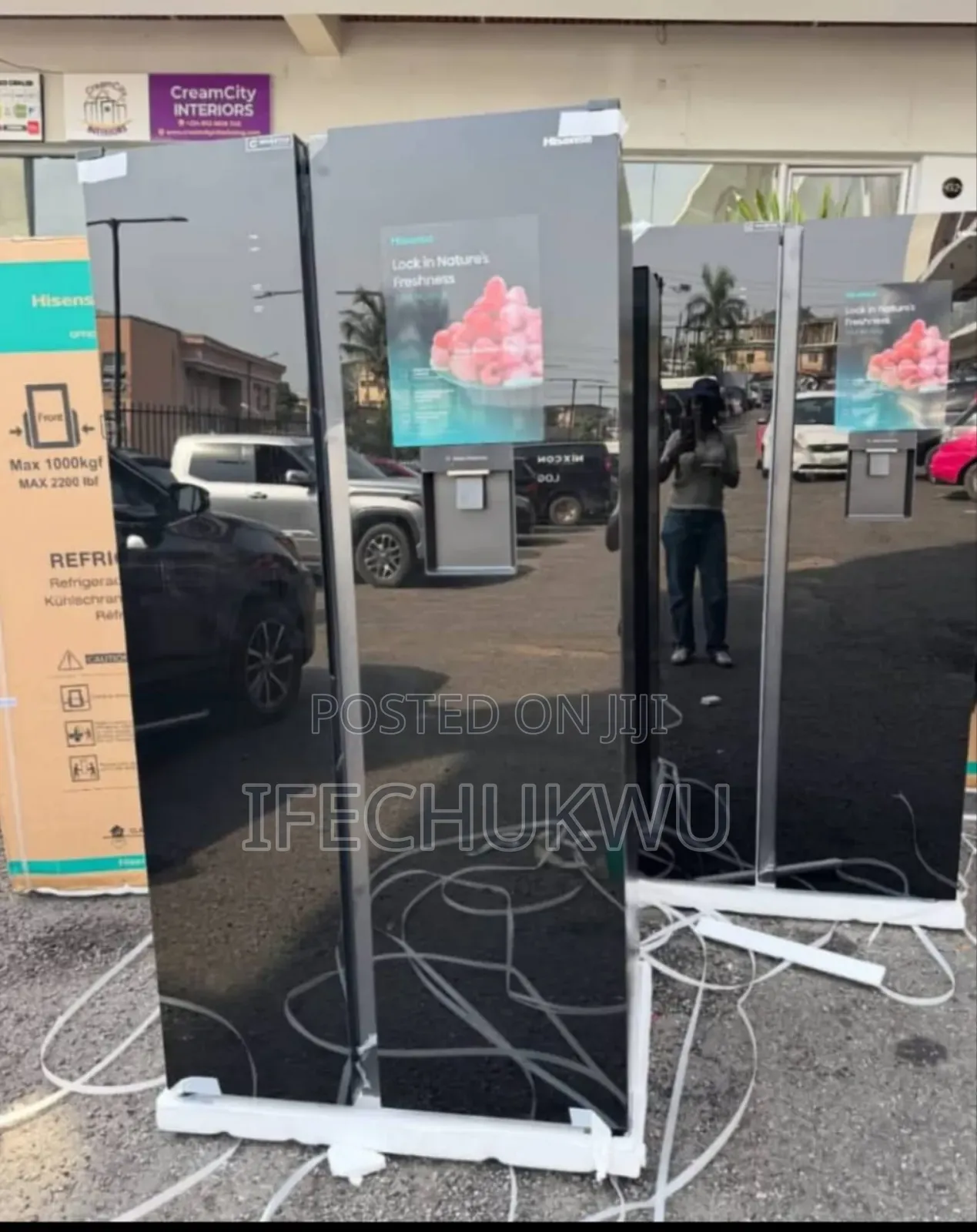 Original Hisense Premium Quality Luxury Side by Side Inverter Fridge