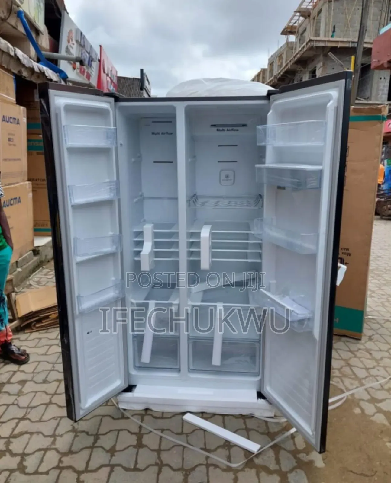 Original Hisense Premium Quality Luxury Side by Side Inverter Fridge