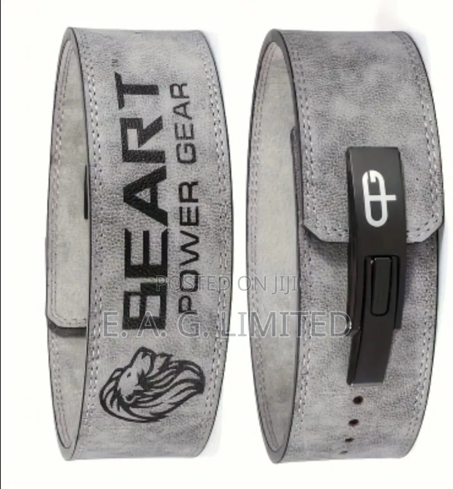 SBD Professional Powerlifting Belt Small/90cm (Adjustable) Gray