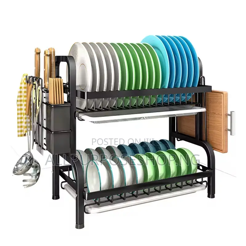 2 - Tier Dish Draining Rack