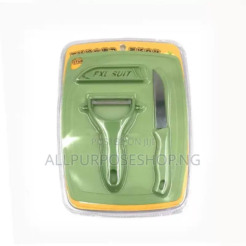 3pcs Kitchen Accessories With Knife and Chopping Board