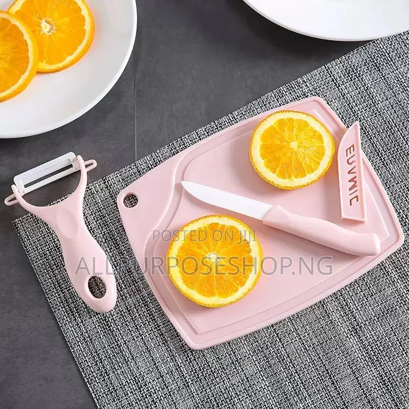 3pcs Kitchen Accessories With Knife and Chopping Board