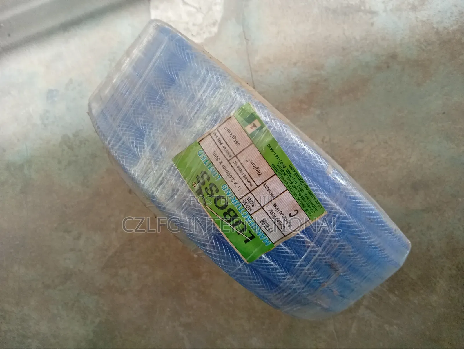 1/2" Water Hose (Convey Water Reinforced Hose)