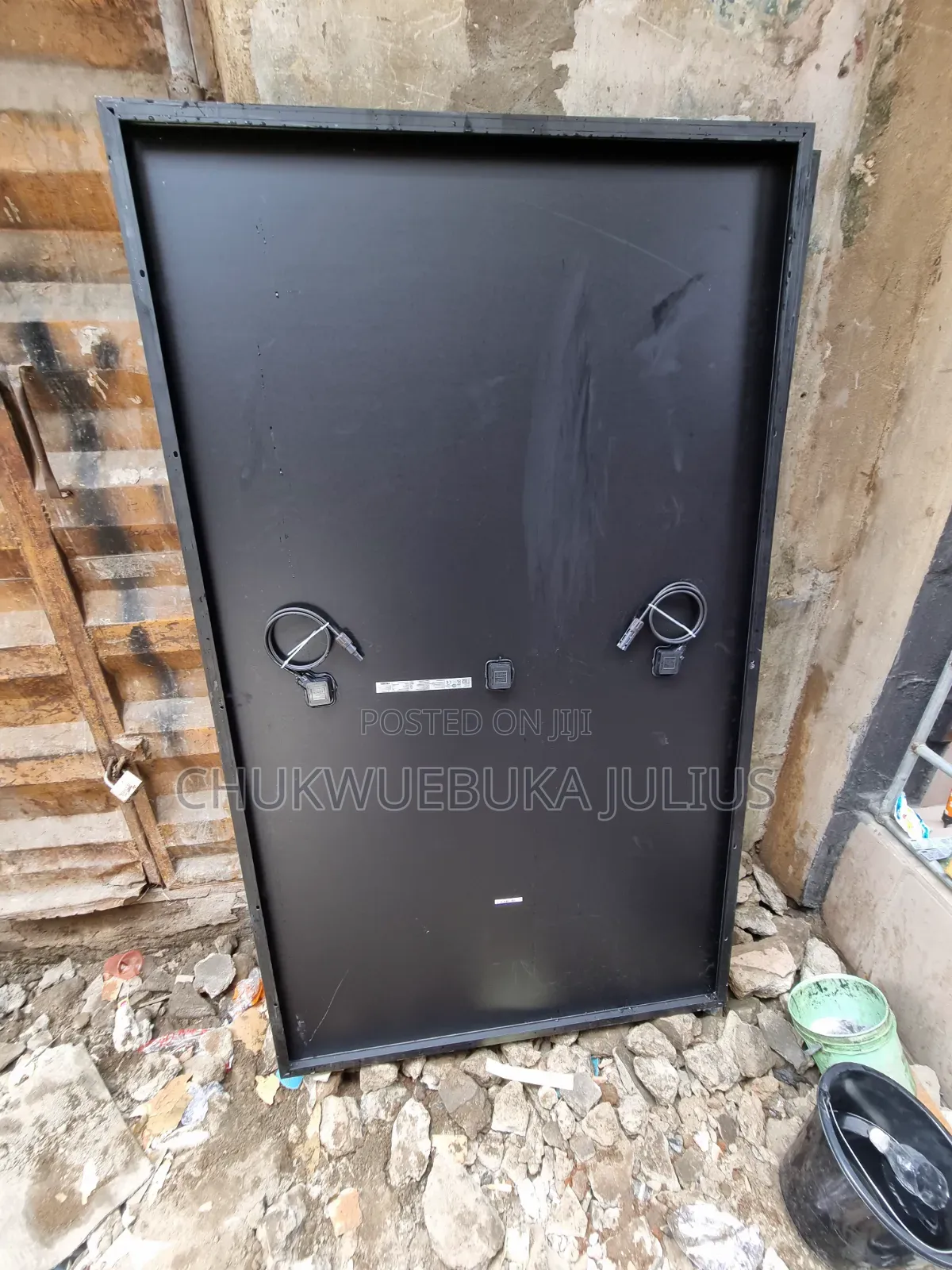 Original 500w Monocrystalline All-Black Solar Panel – High Efficiency