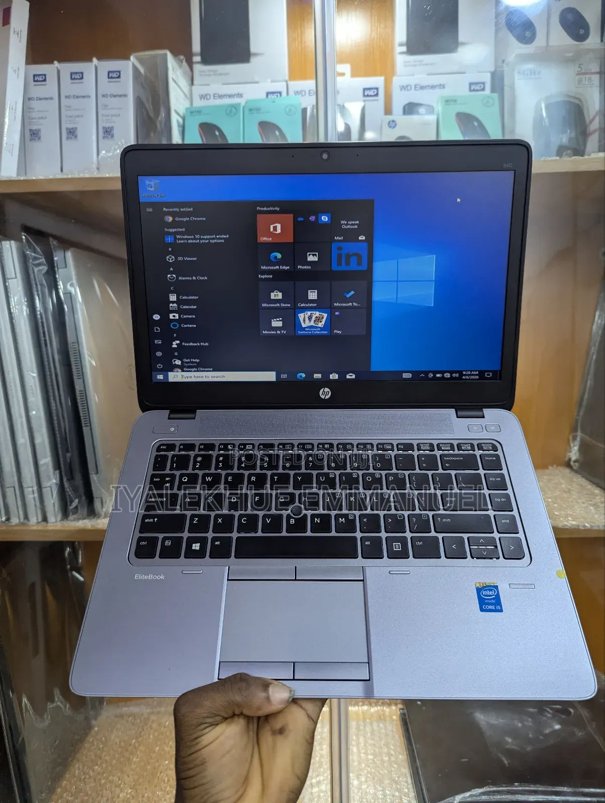 Laptop HP EliteBook 840 G2 8GB Intel Core i5 SSD 128GB