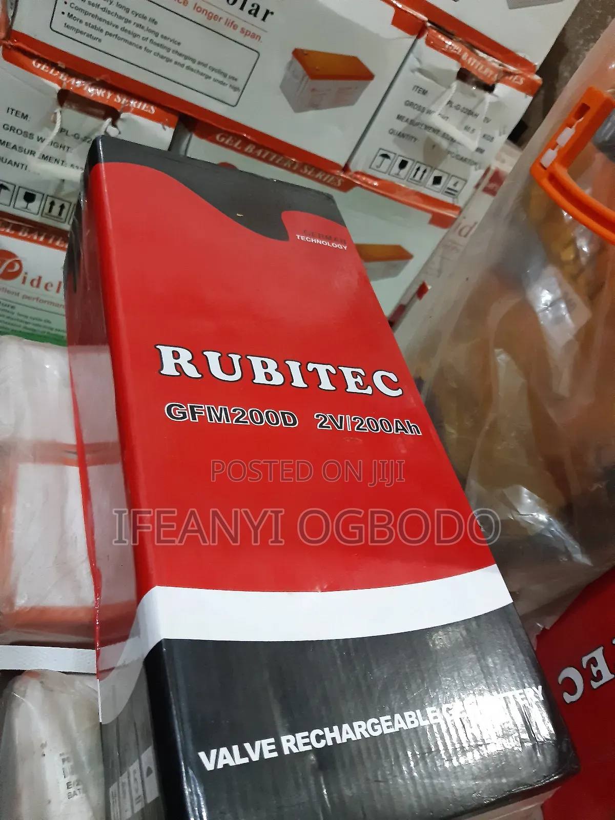 Rubitec Dry Cell Battery 200ah 2v