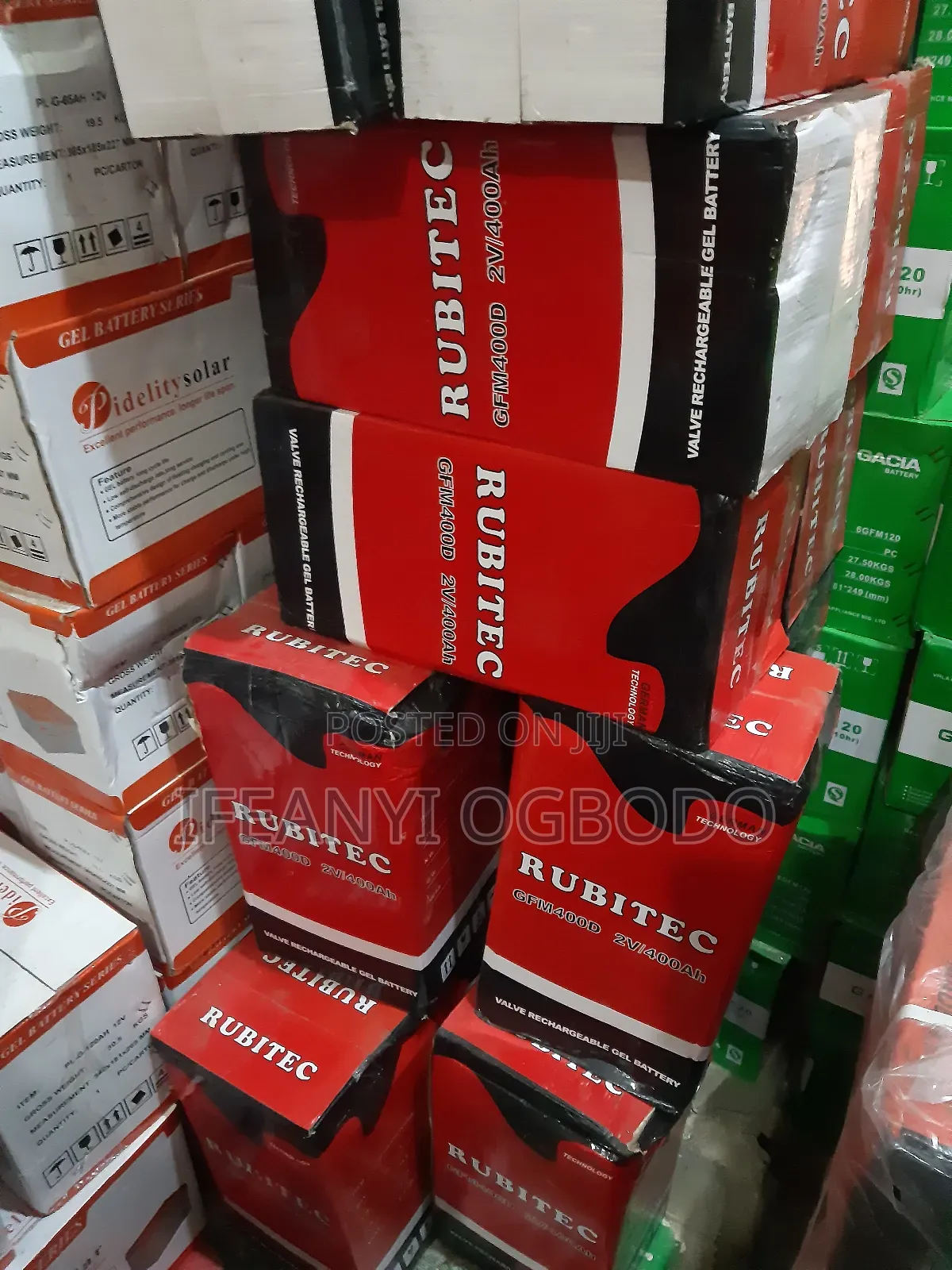 Rubitec Dry Cell Battery 400ah 2v