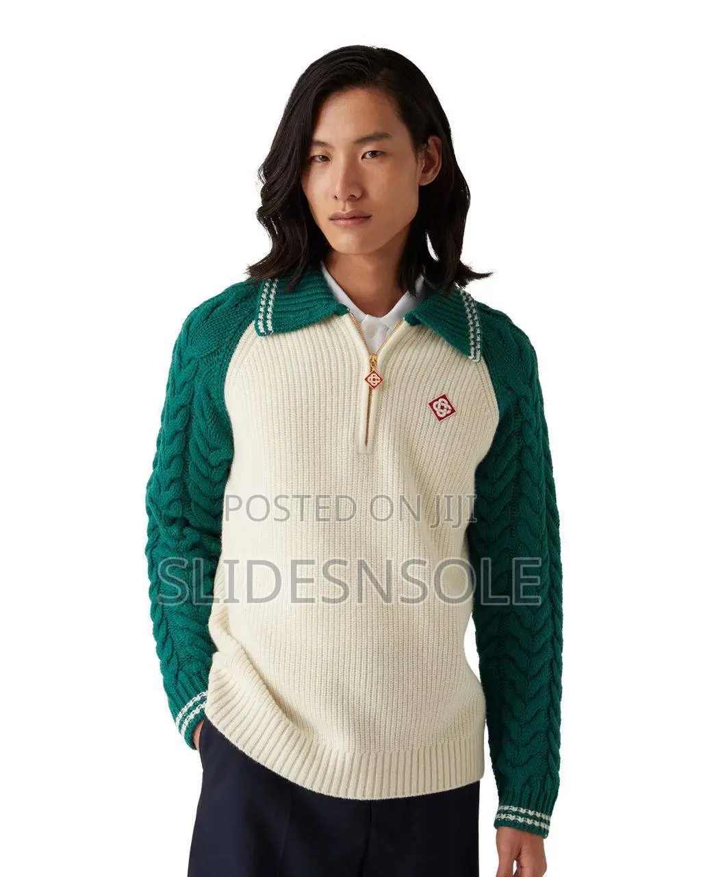 Heritage Cable-Knit Quarter-Zip