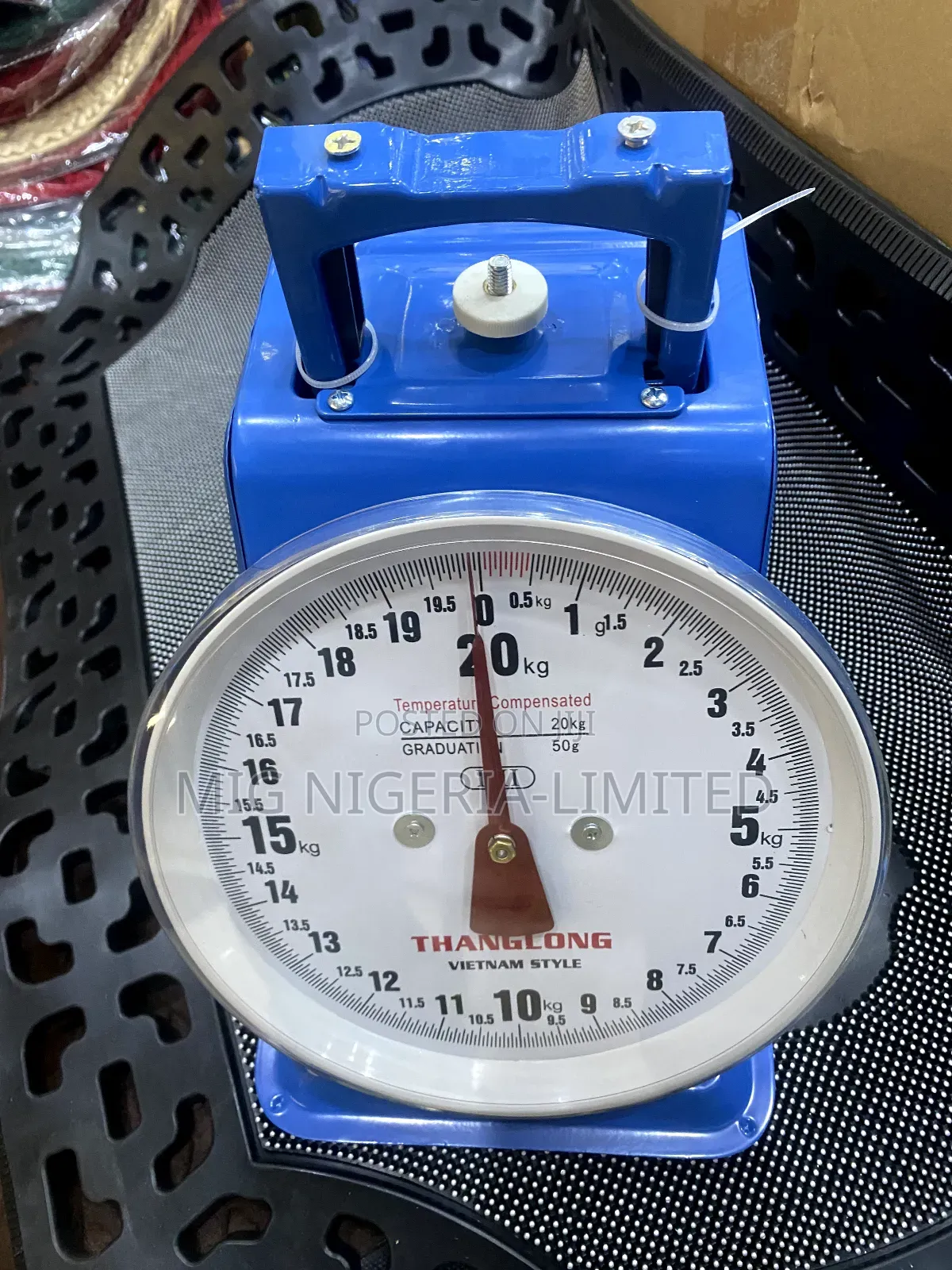 Spring Kitchen Scale Blue 20kg