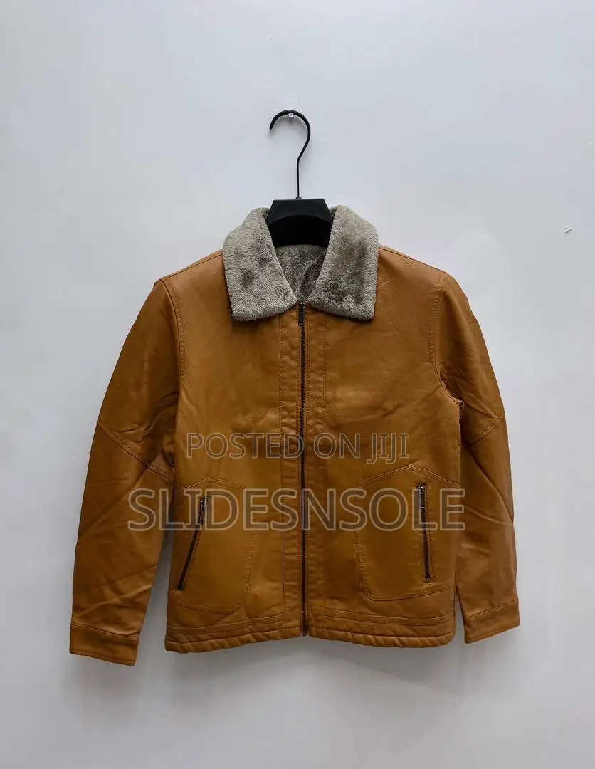 The "Summit" Faux-Leather Flight Jacket