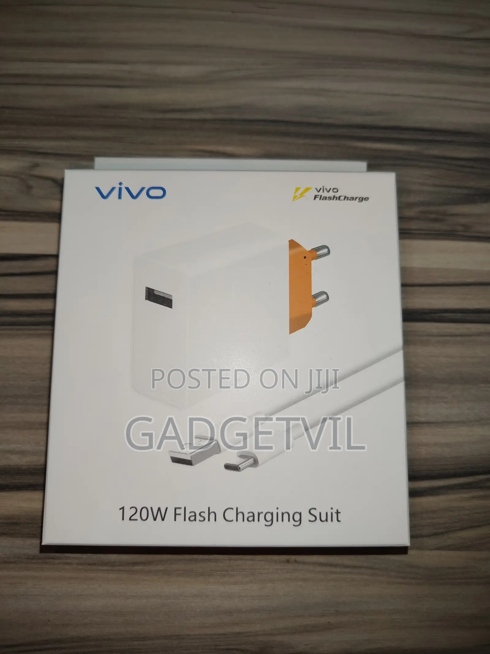 120w Eu Plug Genuine Super Flashcharge Charger for Vivo Smartphones