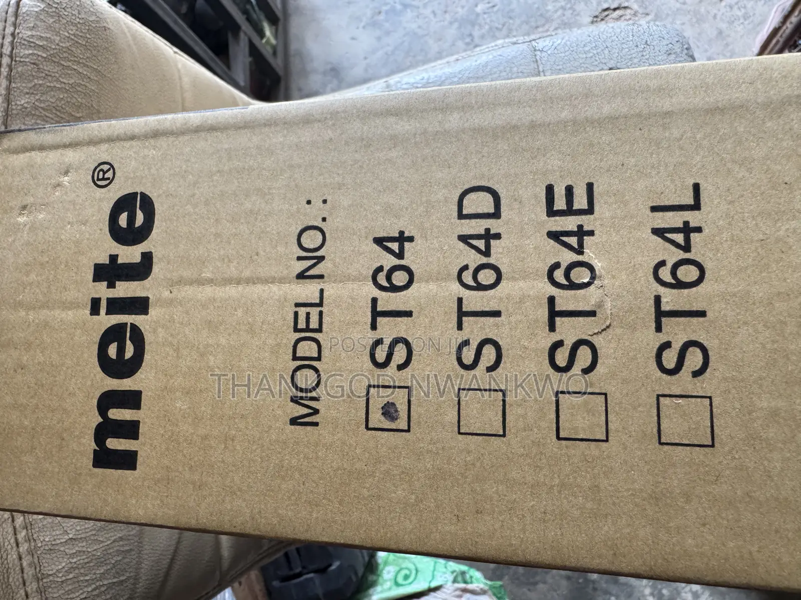 Meite St64 Pneumatic 14 Gauge Concrete T Nailer