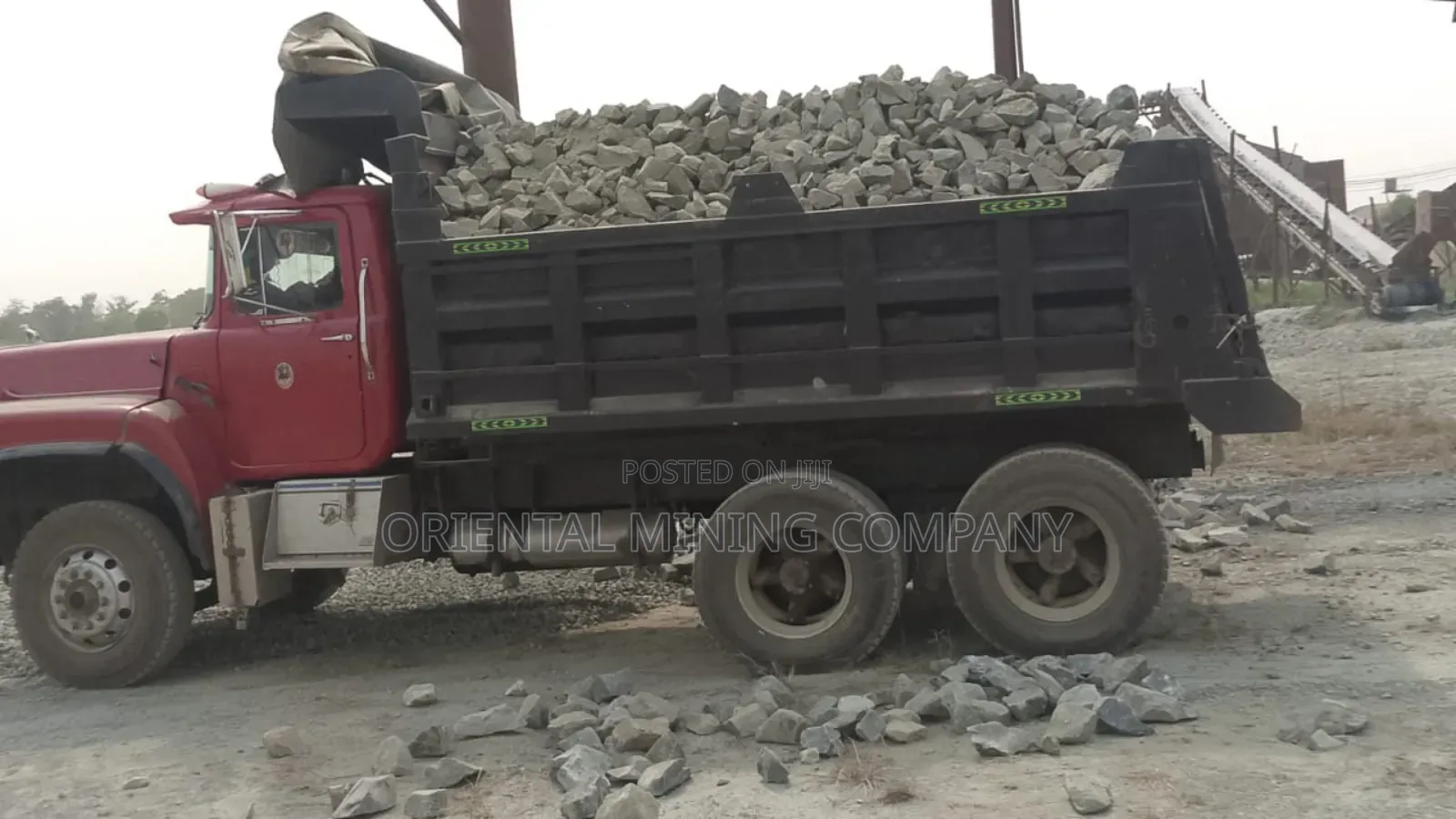 Iron Black Chippings and Granite for China Oriental Mining Nig LTD