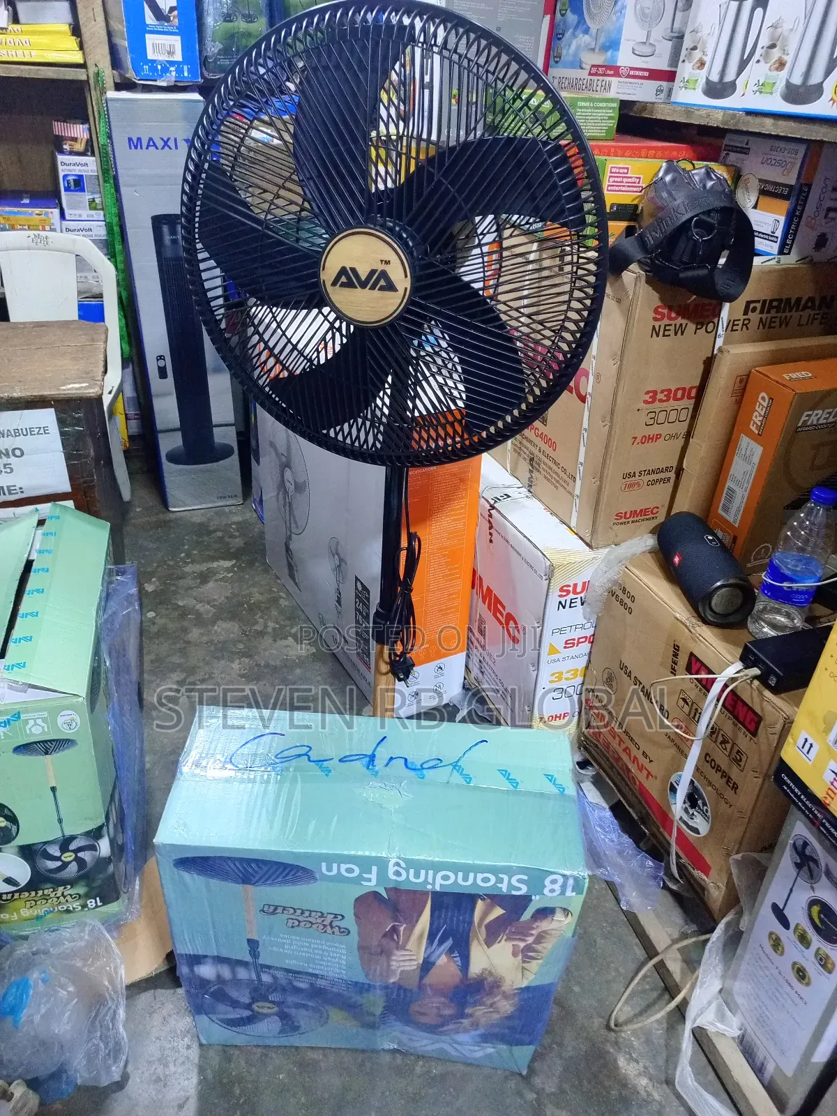 Ava Advanced Ventilation 18-Inch Standing Fan