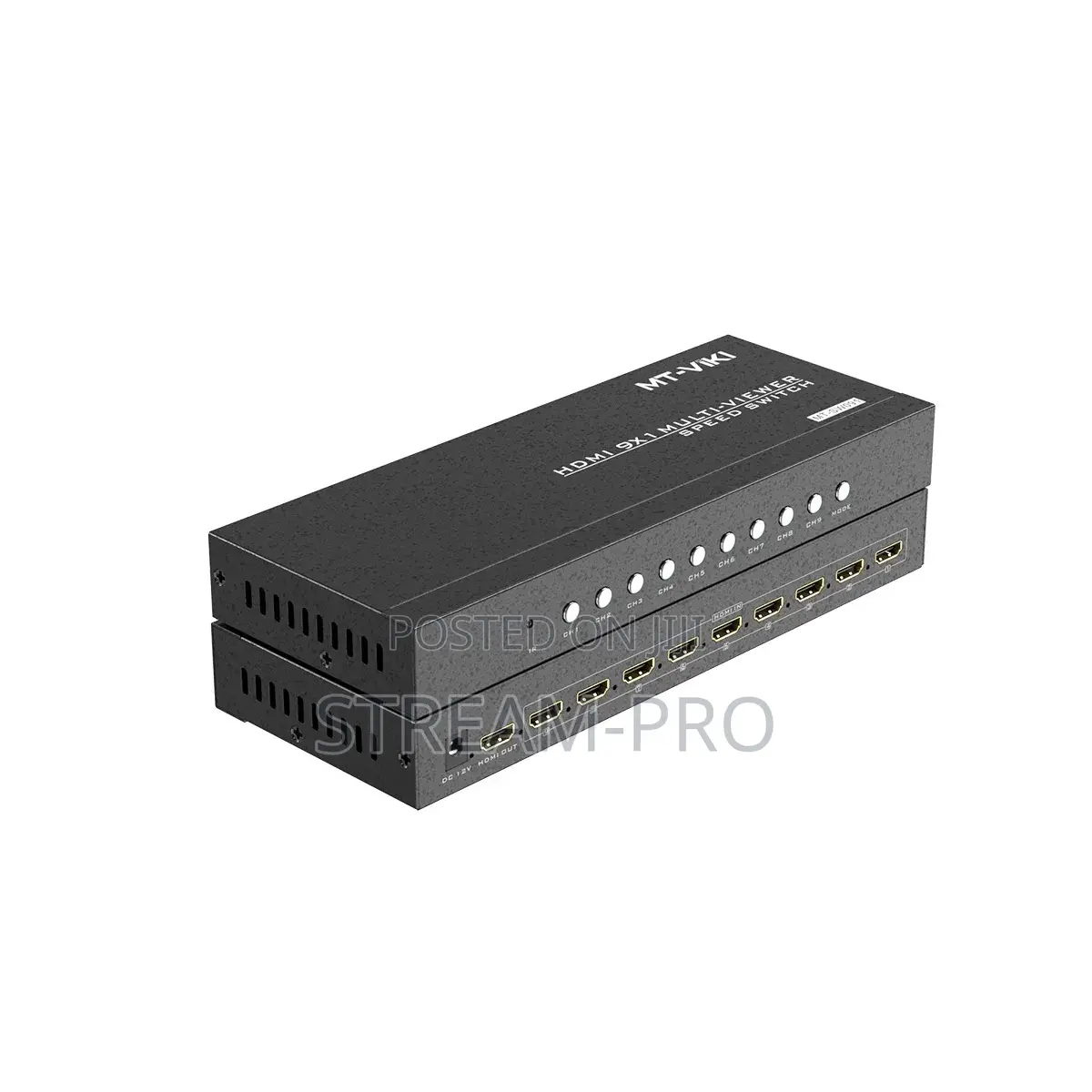 Hdmi Multi-Viewer 9×1 With Ir Remote Control