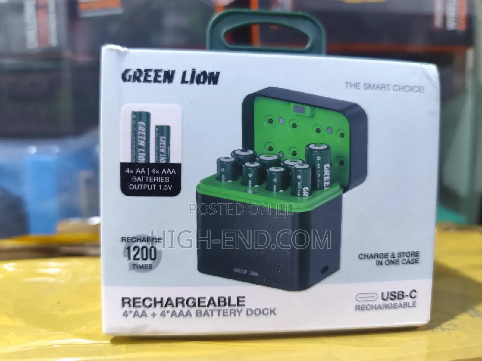 Green Lion Rechargeable Aa+Aaa Battery Dock
