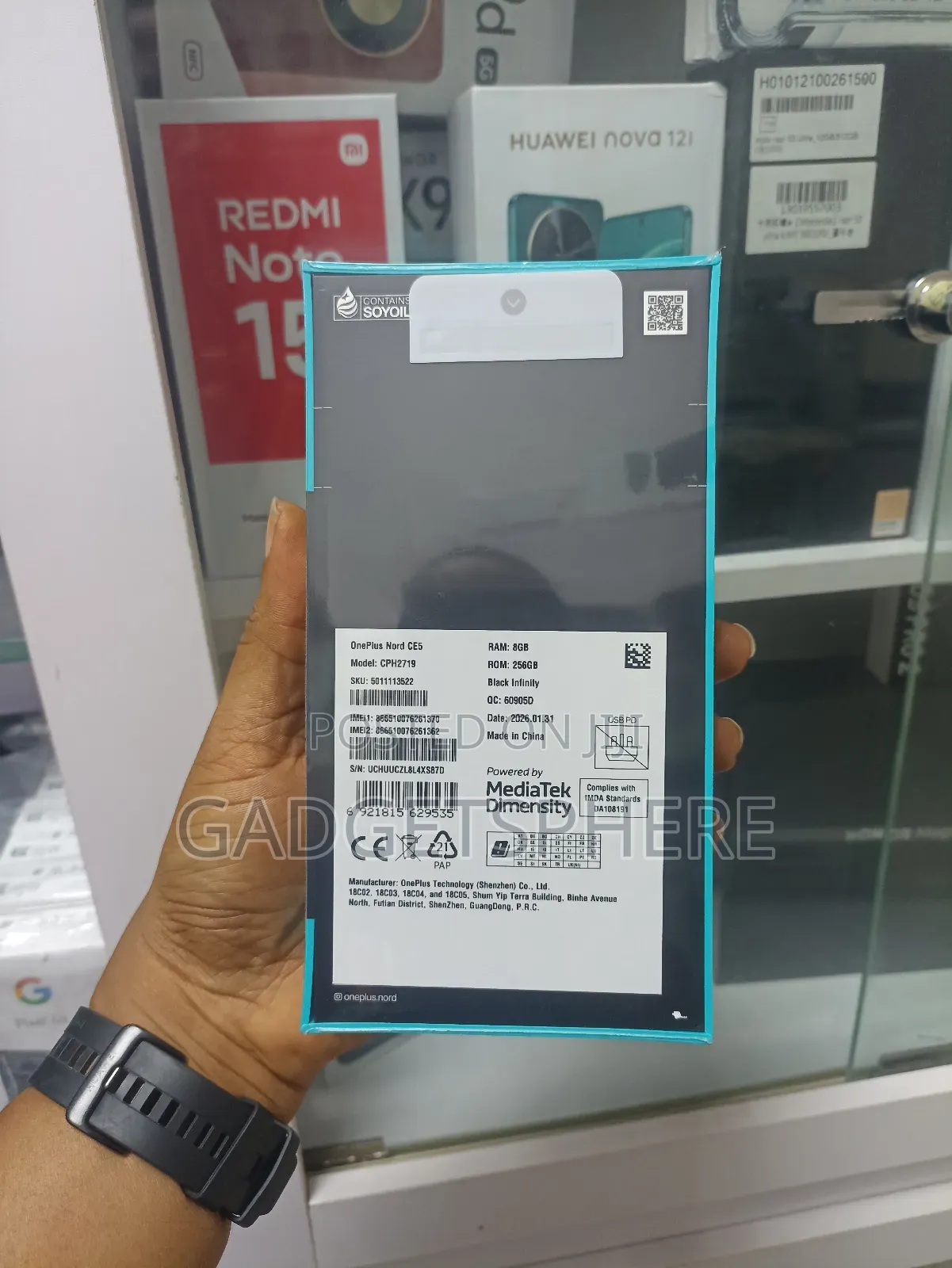 New OnePlus Nord CE 5G 256 GB
