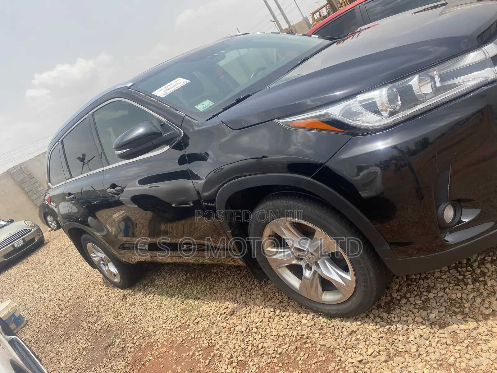 Toyota Highlander XLE V6 4x2 (3.5L 6cyl 6A) 2016 Black