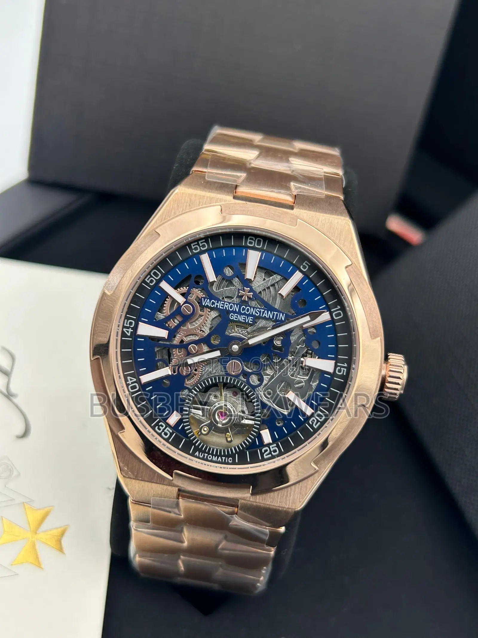 Vacheron Constantin Overseas Tourbillon Skeleton Luxury Wristwatch