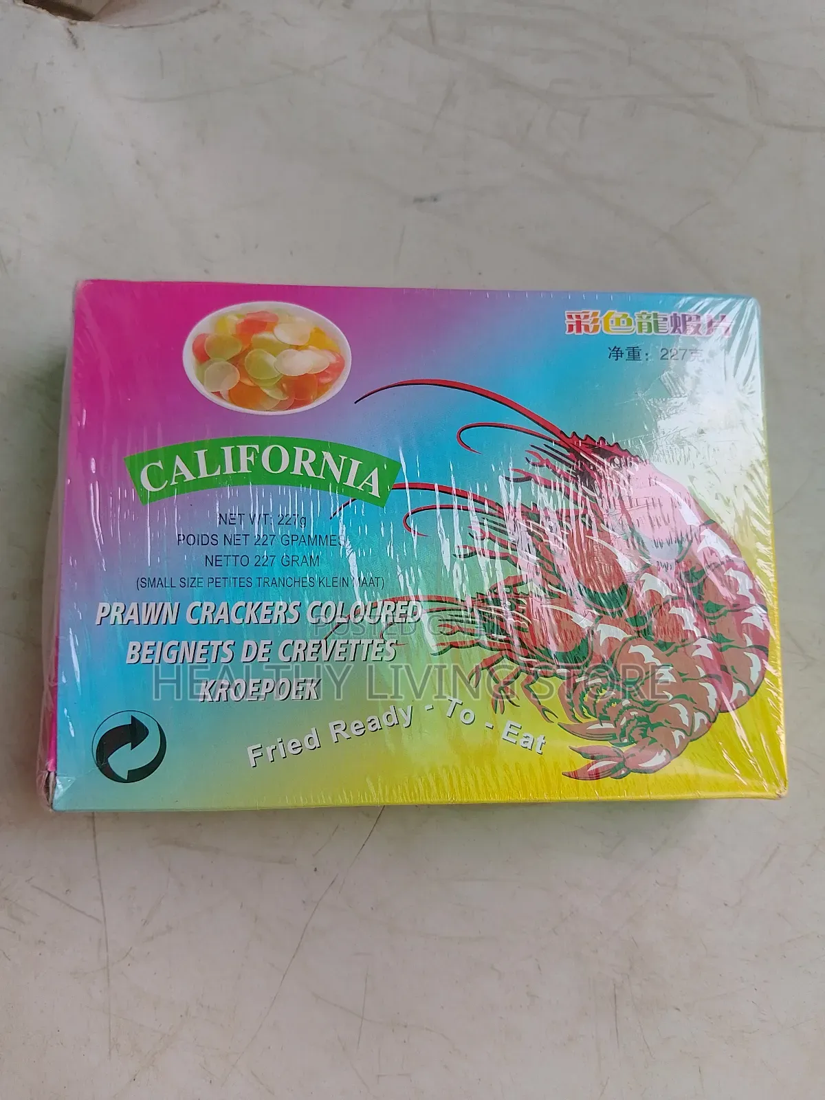 California Prawn Crackers (227g, Coloured)