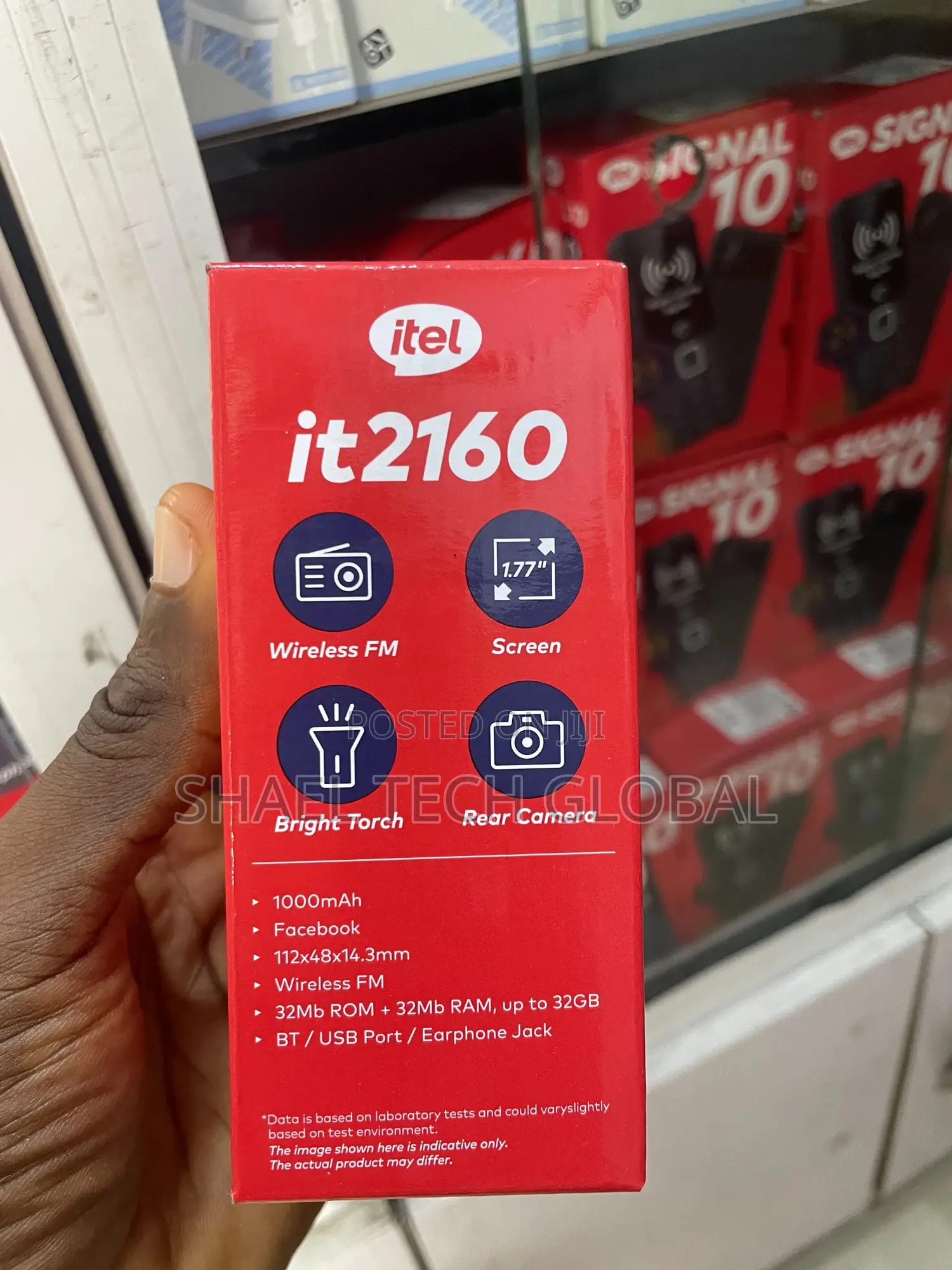 New Itel it2160 Black