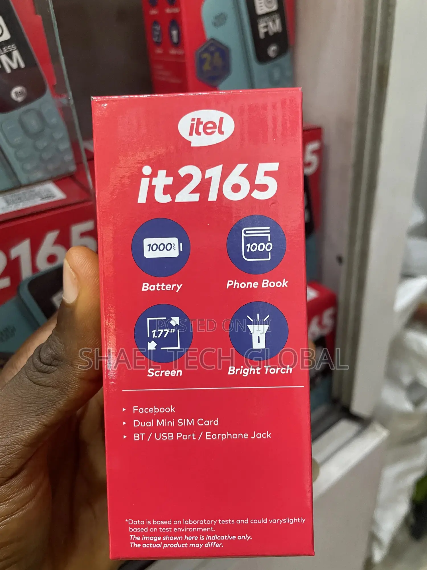 New Itel it2165 Black