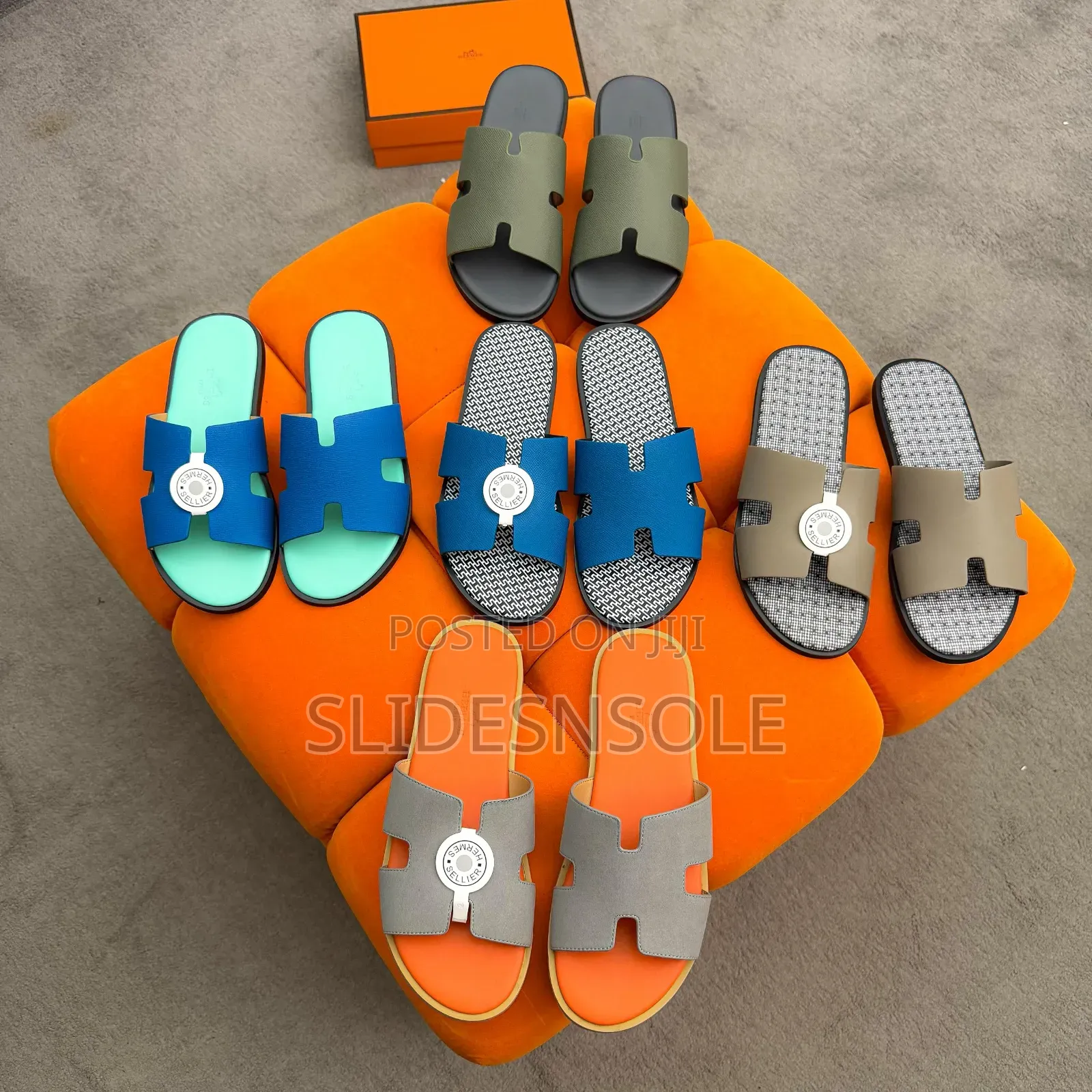 Luxury H-Inspired Slide Sandals