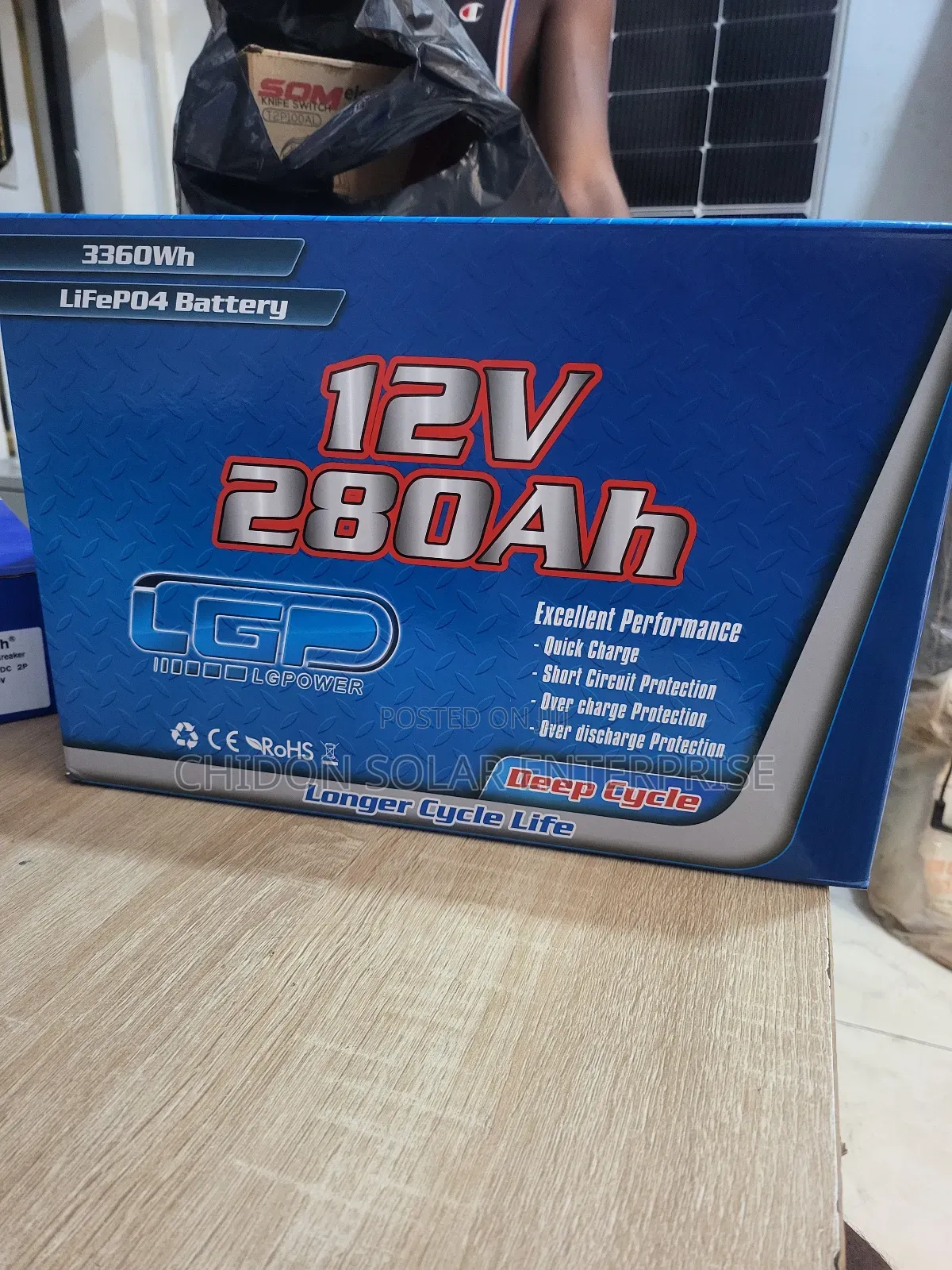 280ah 12v Deep Cycle Battery