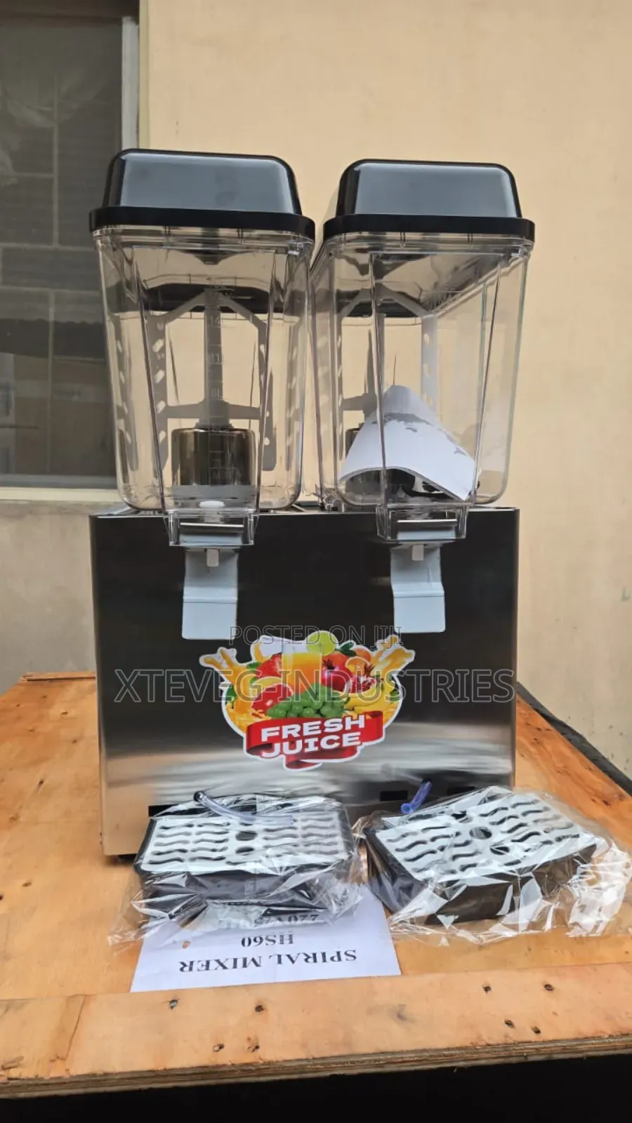 Commercial Juice Dispenser (Double Bowl)